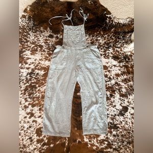 Free People Tie Strap Overalls